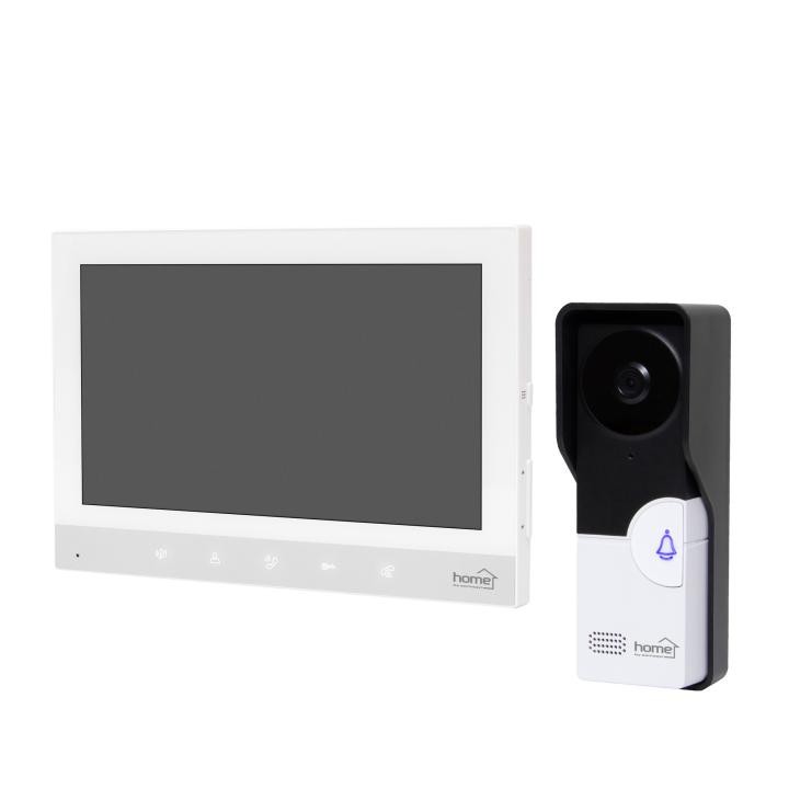 Video interfon, monitor LCD color de 7 inch, butoane tactile, volum reglabil, 30 tipuri tonuri de apel - imagine 5